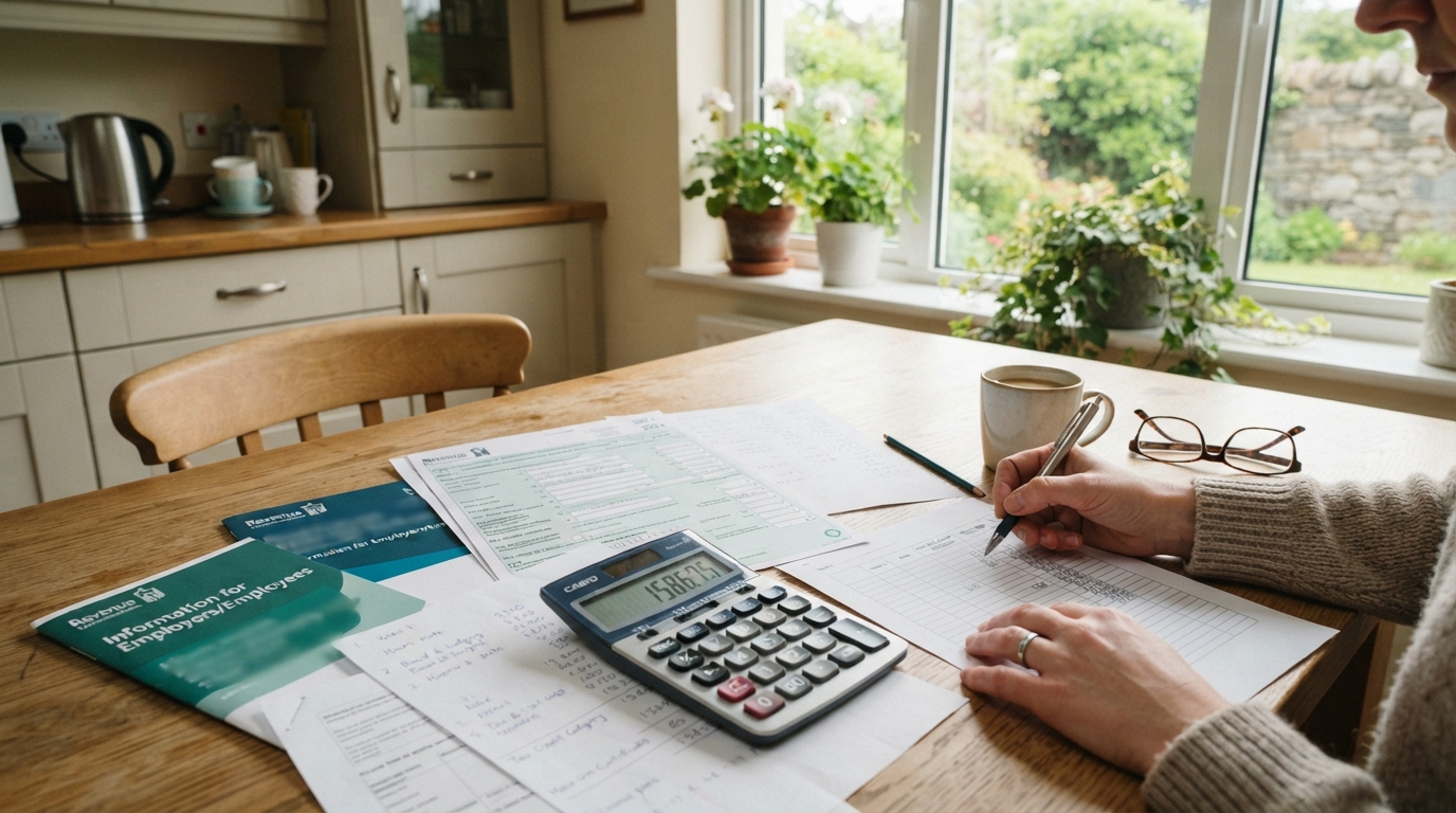 Au Pair filling in forms